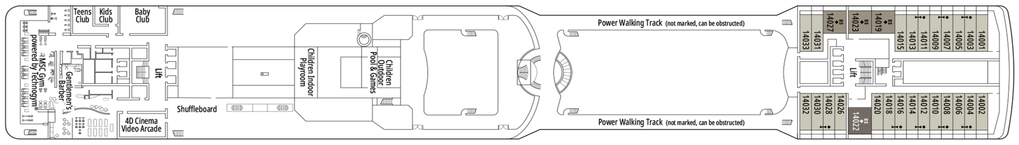 Deck 14 - Positano plan